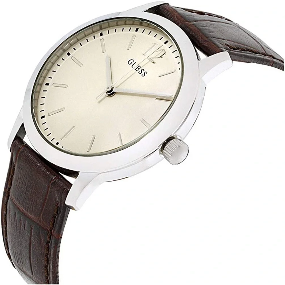 New GUESS Ladies Watch With Beige Leather Strap
